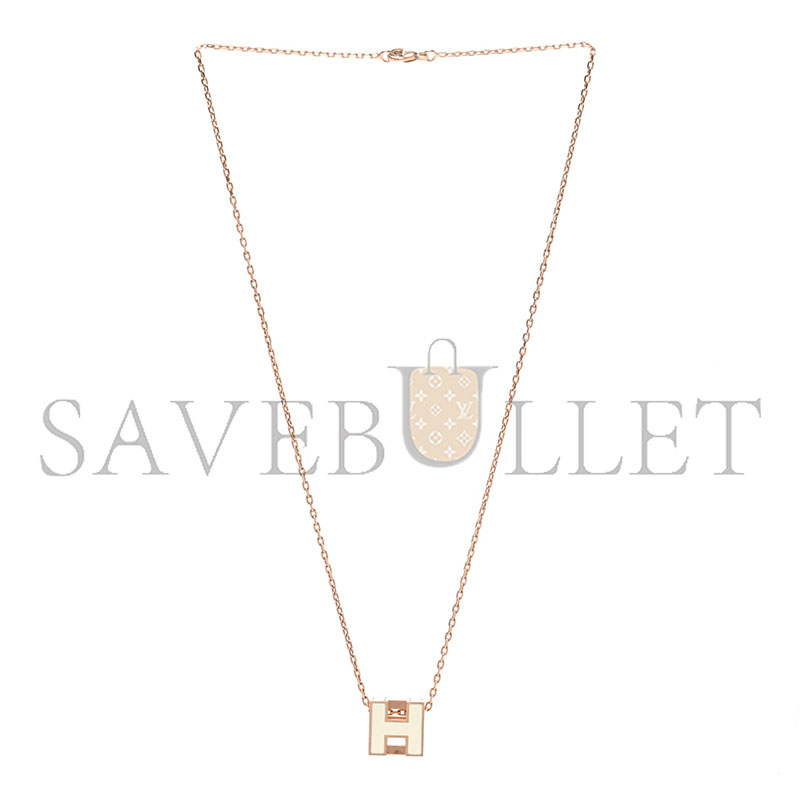 HERMÈS CAGE D'H PENDANT NECKLACE 